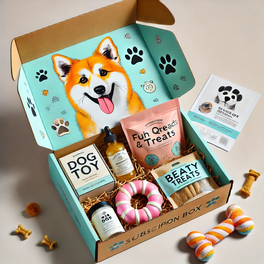 Box Chiens Premium – Jouet, Friandise et Produit de Beauté 🐾